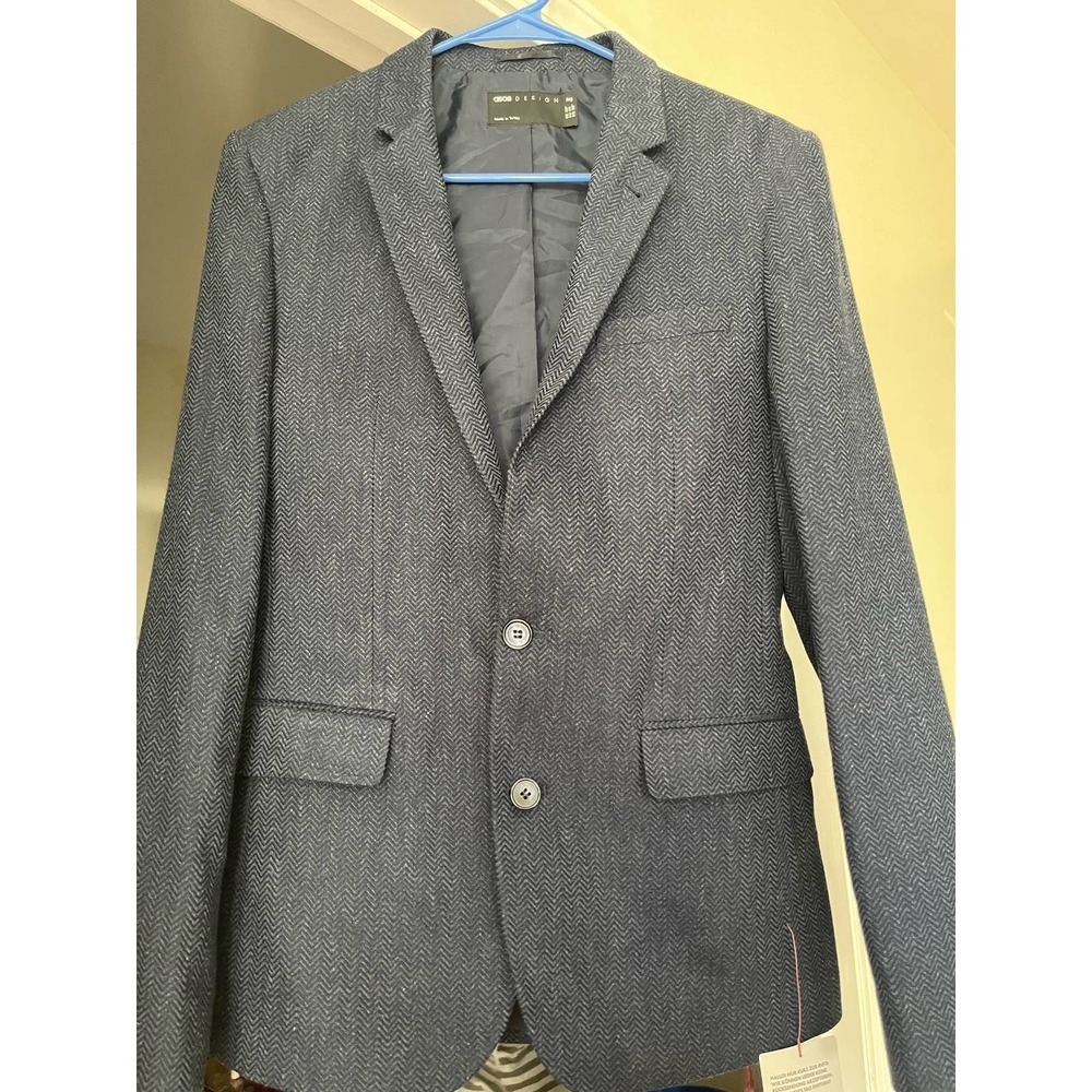 Asos Men Coats, Jackets and Vests 38 Gray